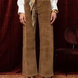 Pantalon Velour Wide Leg - Jeanne