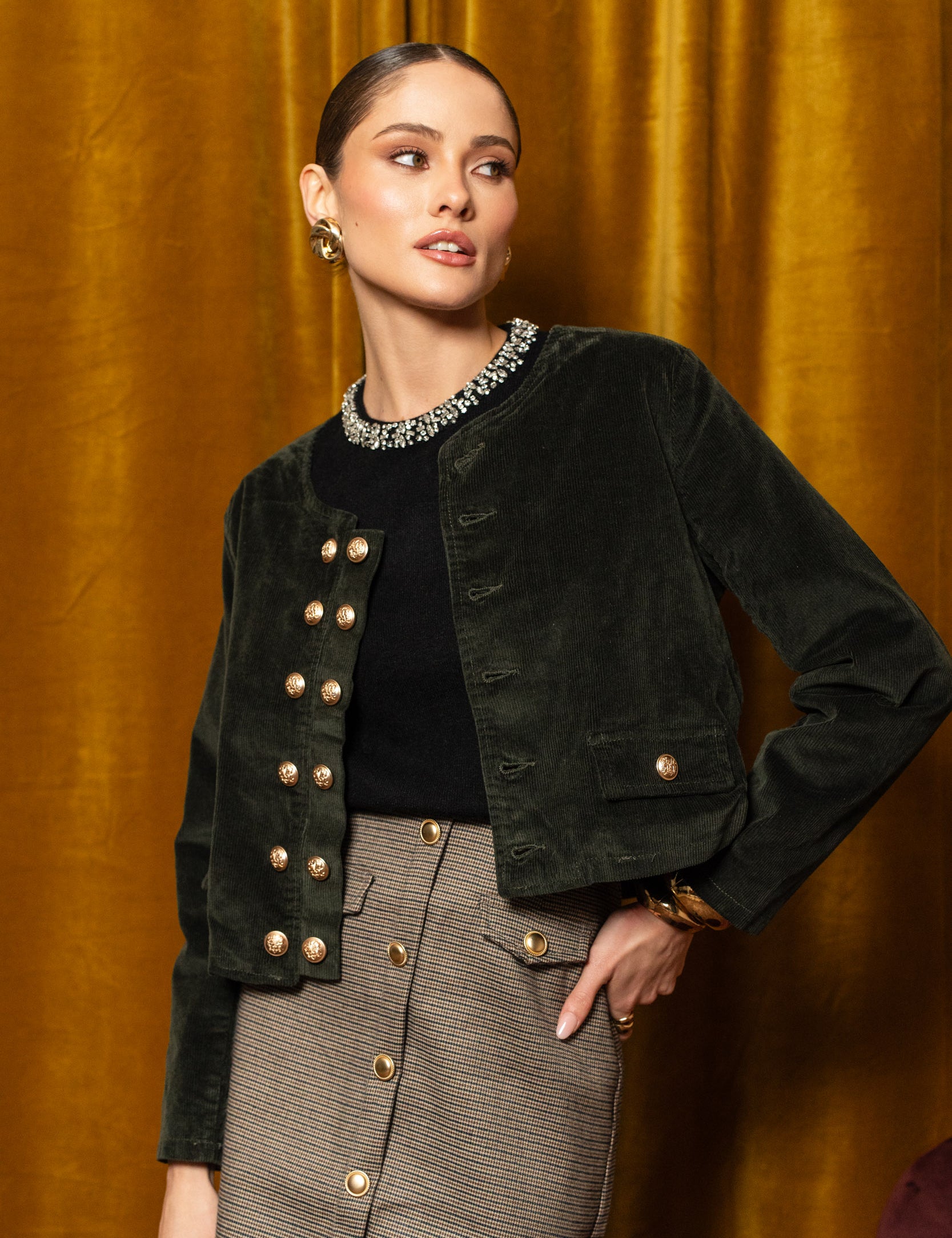 Veste en velour Capucine