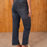 Pantalon Cayline Denim Délavé Foncé
