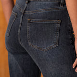 Pantalon Cayline Denim Délavé Foncé