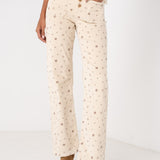 Pantalon Velours fleur Amaya