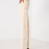 Pantalon Velours fleur Amaya
