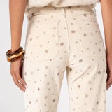 Pantalon Velours fleur Amaya