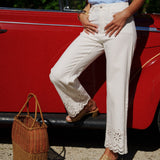 Pantalon Lou Ecru