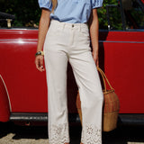 Pantalon Lou Ecru