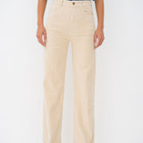 Pantalon Velours Andrea Crème