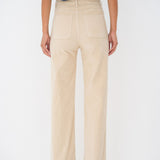 Pantalon Velours Andrea Crème