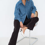 Pantalon Velours Anne Chocolat
