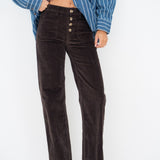 Pantalon Velours Anne Chocolat