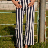 Pantalon Wide Clarissy Bleu Marine
