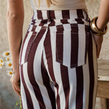 Pantalon Wide Clarissy Bordeau
