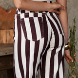 Pantalon Wide Clarissy Bordeau