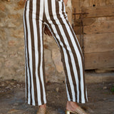 Pantalon Wide Clarissy Chocolat