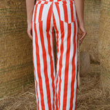Pantalon Wide Clarissy Rouge