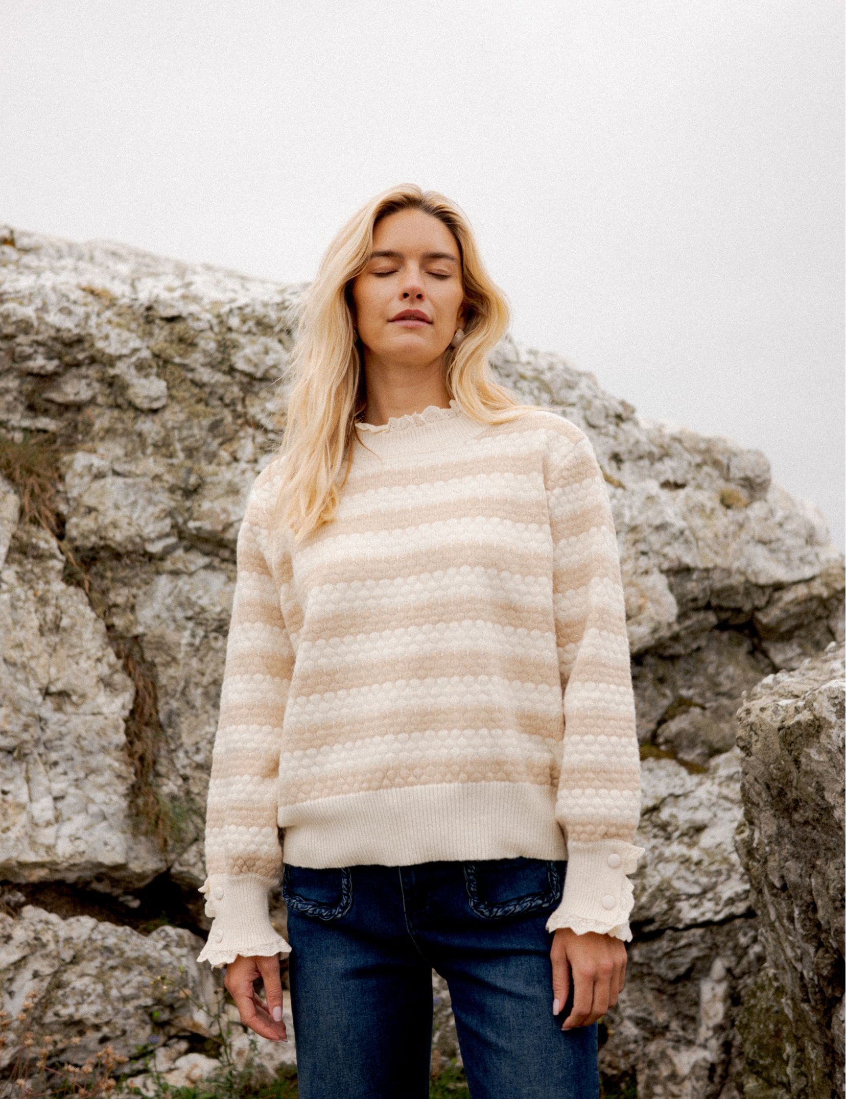 Pull Rayé Moana