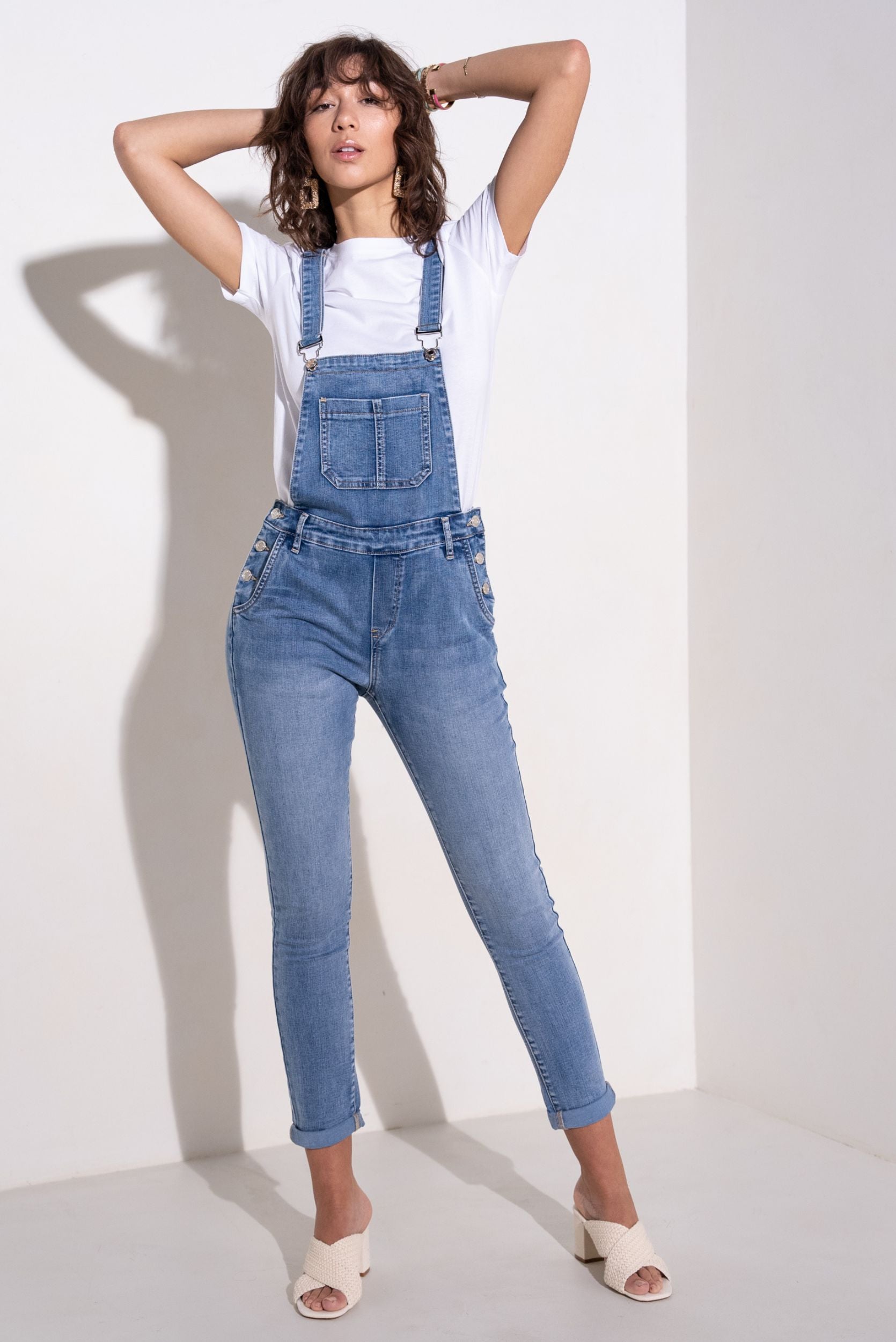 Salopette en best sale jean slim