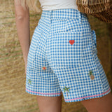 Short Popine Bleu