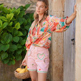 Short Popine Rose