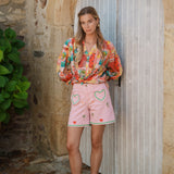 Short Popine Rose