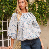 Blouse Charlyne Bleu