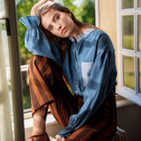 Chemise Alénor Bleu