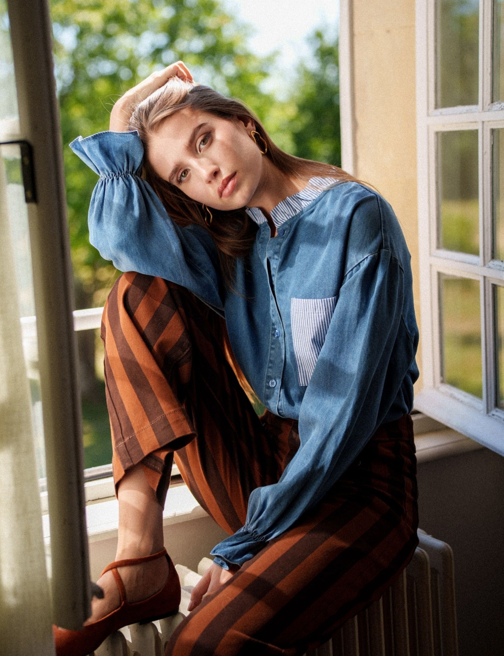 Chemise Alénor Bleu