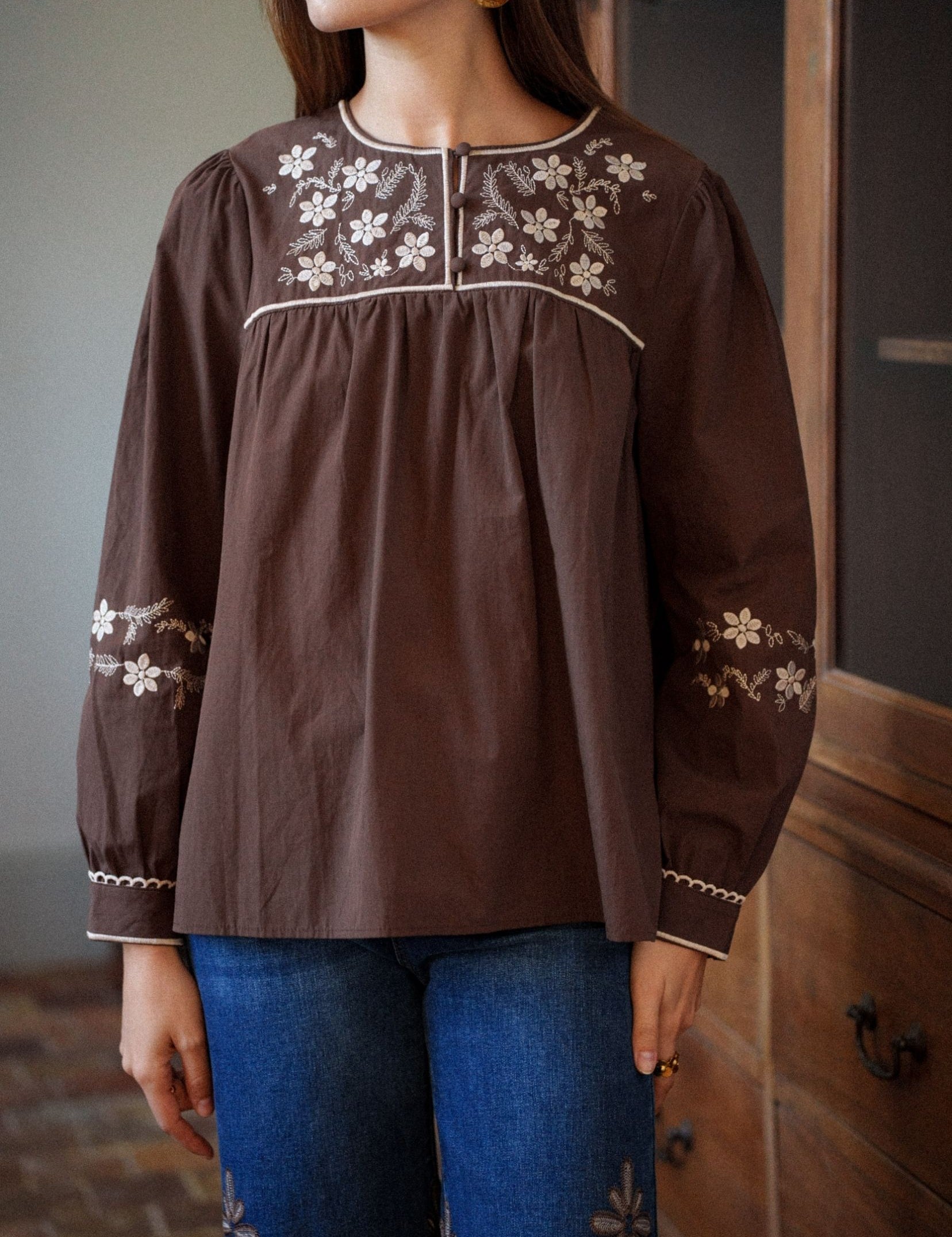 Chemise Clara Chocolat