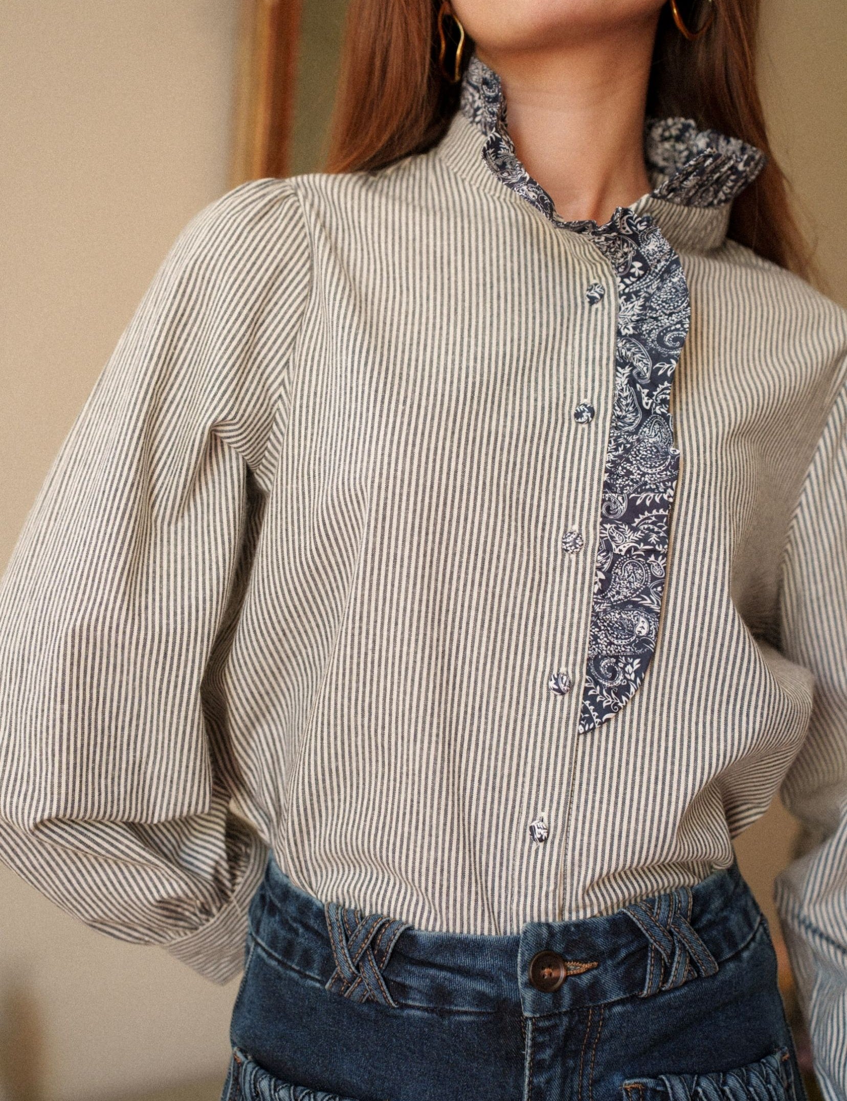 Chemise Elvira Bleu