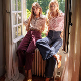 Chemise Esmé Rayé Taupe - Coming Soon