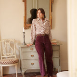 Chemise Esmé Rayé Taupe - Coming Soon