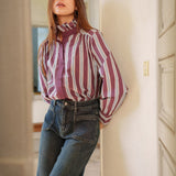 Chemise Noélie Bordeaux