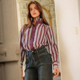 Chemise Noélie Bordeaux