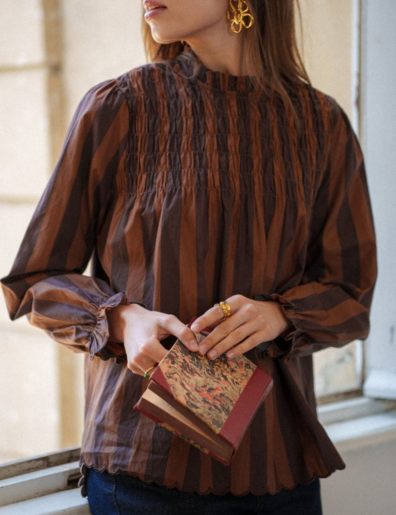 Chemise Sofia Chocolat