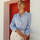 Chemise Soleil Bleu - Précommande 30 Mars