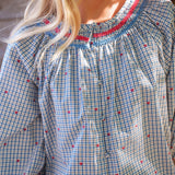 Chemise Veronica Bleu