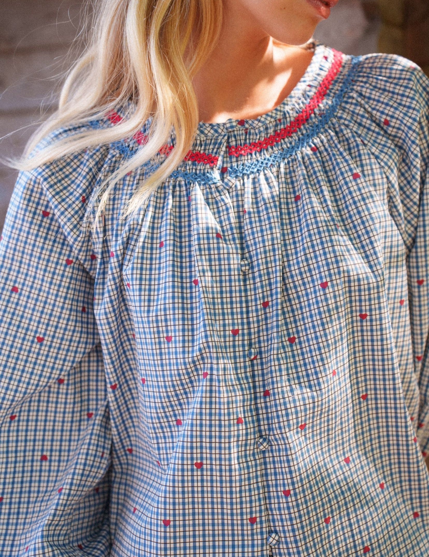 Chemise Veronica Bleu