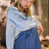 Chemise Veronica Bleu