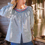 Chemise Veronica Bleu