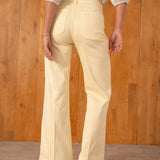 Jean Wide Leg Ariette Jaune Citron