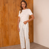 Pantalon Wide Clarissy Bleu