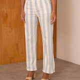 Pantalon Wide Clarissy Bleu