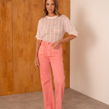 Jean Wide Leg Filina Corail