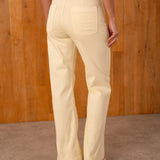 Jean Wide Leg Filina Jaune