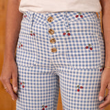Pantalon Wide Gabie Bleu