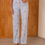 Pantalon Wide Gabie Bleu