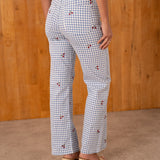 Pantalon Wide Gabie Bleu