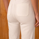 Jean Wide Flare Juline Ecru