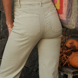 Jean Wide Flare Proust Kaki