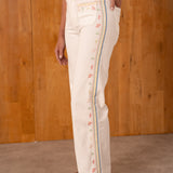 Jean Wide Leg Romilie Ecru