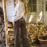 Jean Wide Alexa Chocolat